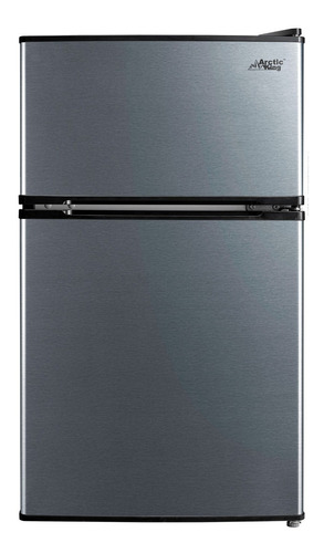 Imagen 1 de 3 de Refrigerador frigobar Arctic King ATMP032AE stainless steel look con freezer 3.2 ft³ 115V