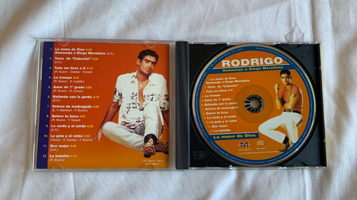 Cd Música Rodrigo Homenaje A Diego Maradona Muy Bueno! (Usado)