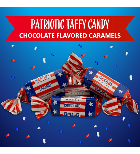 Caramelo Patriótico De Caramelo | Caramelos Con Sabor A Choc