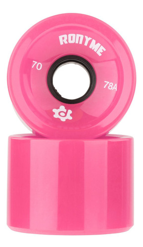 8 X Ruedas De Skate Duraderas 70x51 Mm Longboard Roller 78a