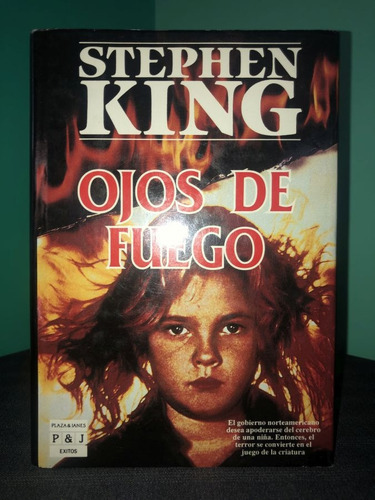 Ojos De Fuego, De Stephen King. Editorial Plaza & Janes, Tapa Dura En Español, 1992