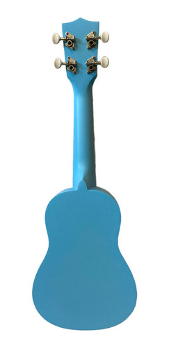 Imagem 6 de 6 de Ukulele Azul Seven Soprano Suk-07 Lb C/ Capa