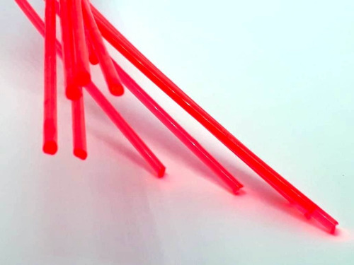 2 Fibra Ótica Truglo 1,5mmx10cm Verm Esc E 1.0mm Amarela