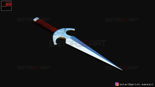 Imagen 2 de 4 de Arma Shang Chi Death Dealer Kunai De Impre- Arte Plastico