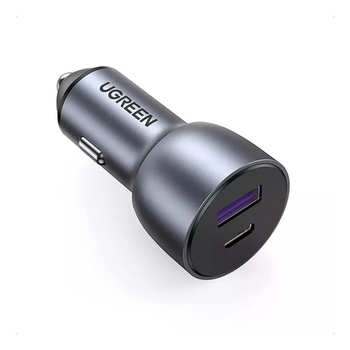 Cargador Auto Ugreen 2 Puertos Usb-c Usb-a Carga Rápida 30w