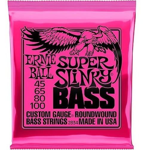 Encordoamento Ernie Ball Super Slinky Bass .045 /.100 Full