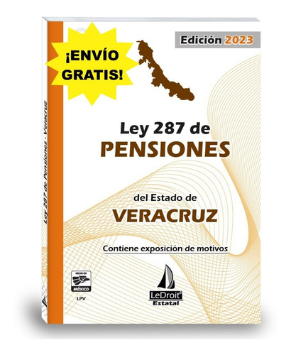 Ley De Pensiones De Veracruz, De Gobierno Del Estado. Editorial Ledroit, Tapa Blanda En Español