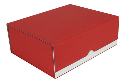 Caja De Almacenamiento Para Tarjetas De Baraja, Caja De Rojo