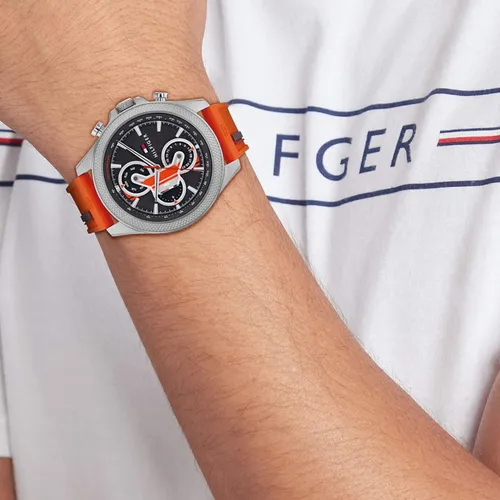 Reloj tommy hilfiger naranja new arrivals