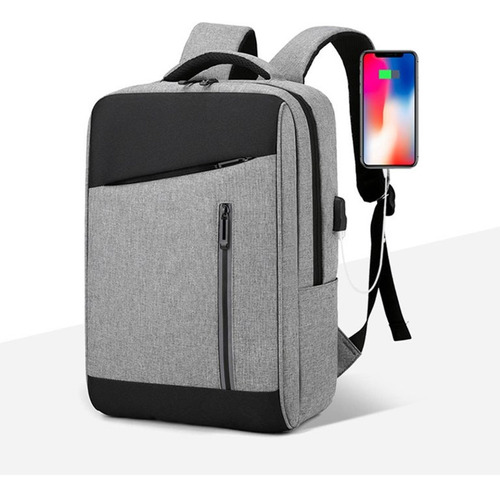 Bolso Morral Con Cable Usb Juvenil Multiuso Cod 786