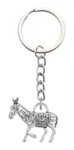 Comprar Llavero Animales Dije Colgante Moda Regalo Pareja Amigos Plateado Burro