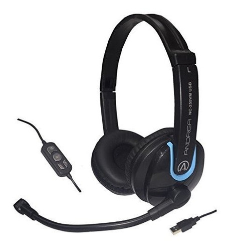 Andrea Comunicaciones Nc255vm Usb Onear Auriculares Usb Este