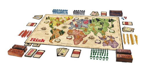Imagen 2 de 2 de Juego De Mesa Y Estrategia Risk, La Conquista, Original