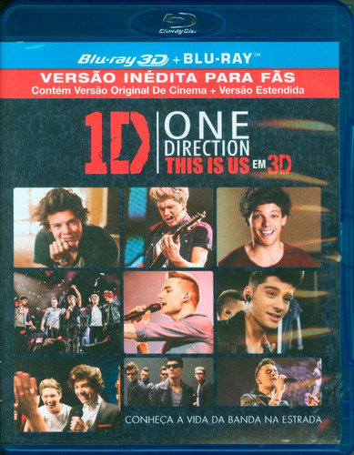 Blu-ray  One Direction - This Is Us (blu-ray3d+blu-ray2d)
