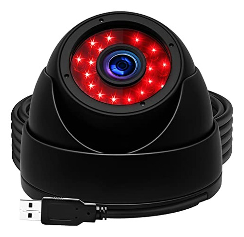 Cámara Cctv Usb Domo De 1 Megapíxel Visión Nocturna Para