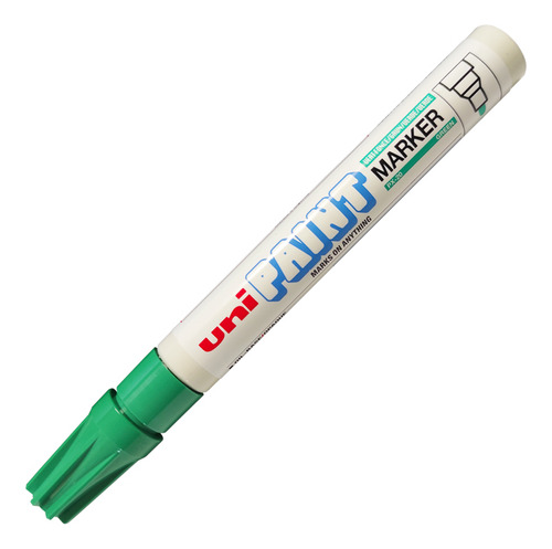 Marcador De Pintura Uni Paint Px20 Verde Punta Porosa 1pza