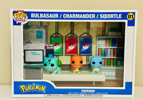 Funko Pop Bulbasaur Charmander Squirtle Pokémon