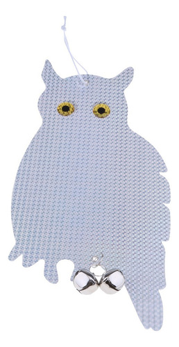 4 Búhos Reflectantes Y Anti-pájaros Espantapájaros Con Campa