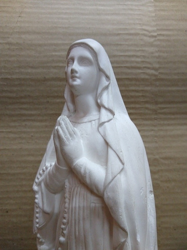 Virgen Lourdes 40 Cemento Exterior