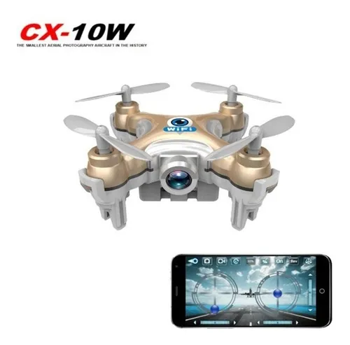 Micro Mini Drone C Camera Hd Ao Vivo Cheerson Fpv Wifi Cx10w