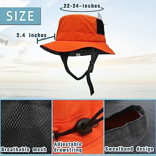 Seektop Surf Bucket Hat Con Protección Uv Upf 50+, Sombrero