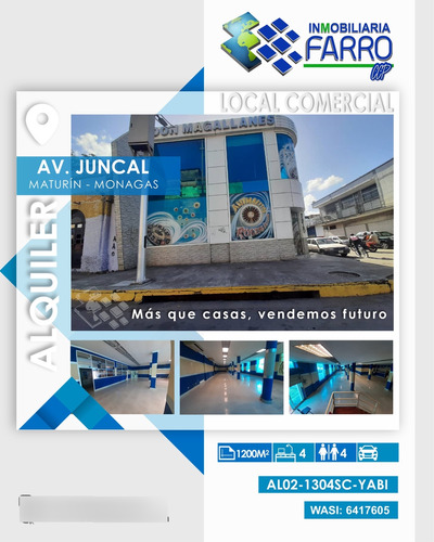 Se Alquila Local Comercial Av Juncal En Esquina Al02-1304sc-yabi