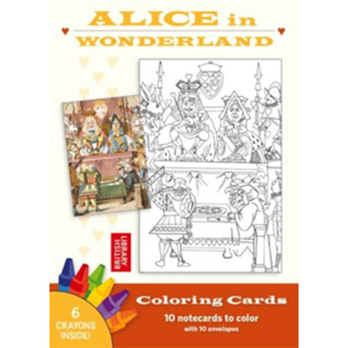 Alice In Wonderland (coloring Cards)