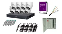 Comprar Kit Dvr 8ch 5mp, 8 Cam 5mp Full Color, Disco 2tb, Utp Cat6