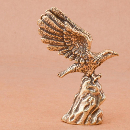 Figura De Águila De Latón, Adorno De Escritorio, Arte