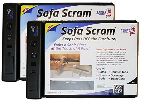 Sofá Scram Sonic Deterrent Repelente Para Perros Y Gatos Paq