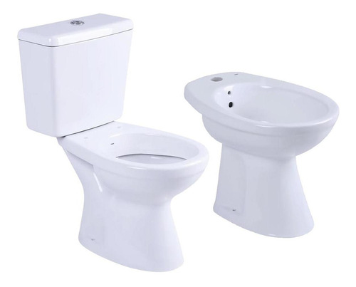 Combo Roca Capea Italiana Inodoro Largo + Deposito + Bidet B