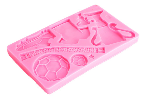 Moldes De Silicona Para Trofeos De Fútbol, Fondant, Ropa, Za