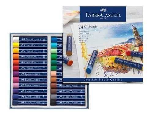 Tizas Pastel Óleo Studio Quality Estuche X24 Faber Castell