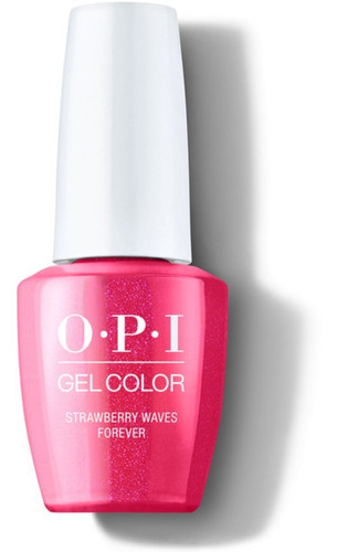 Opi Gel Color Malibu Strawberry Waves Forever Semi X 15 M Color Fucsia