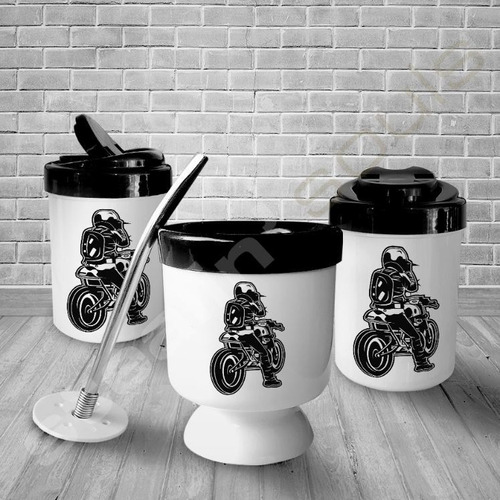 Set Matero Fierrero | Moto #417 | Cafe Racer Chopper Scooter