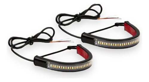 Direccionales Para Barras Motocicleta Led X2