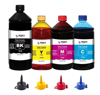 Refil 1250ml Tinta Compatível Epson L375 L395 L3150 L3110