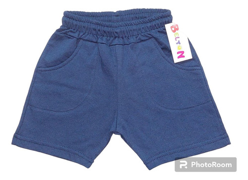 Short Escolar Algodón Rustico Premium Niños Talles 4 Al 16 