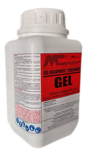 Imagem 4 de 6 de Gel Decapante 1,250kg A380 Limpa Inox Avesta
