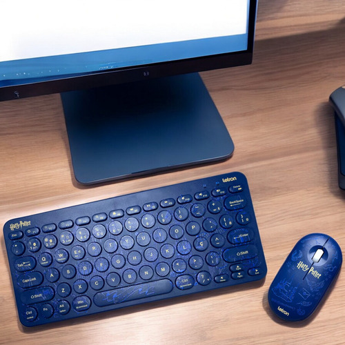 Kit Mouse Com Teclado Harry Potter Edição Limitada