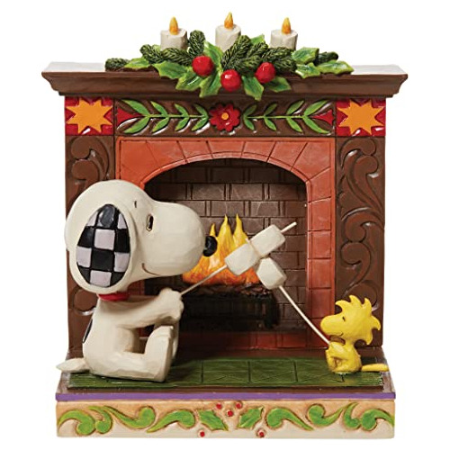 Figurilla De Chimenea De Snoopy Y Woodstock De Jim Shor...