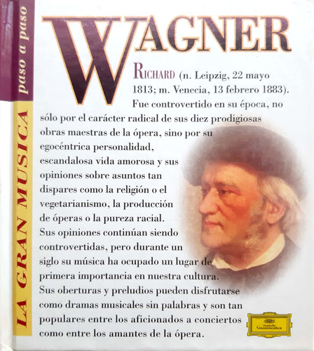 La Gran Música Paso A Paso Wagner Libro+cd *