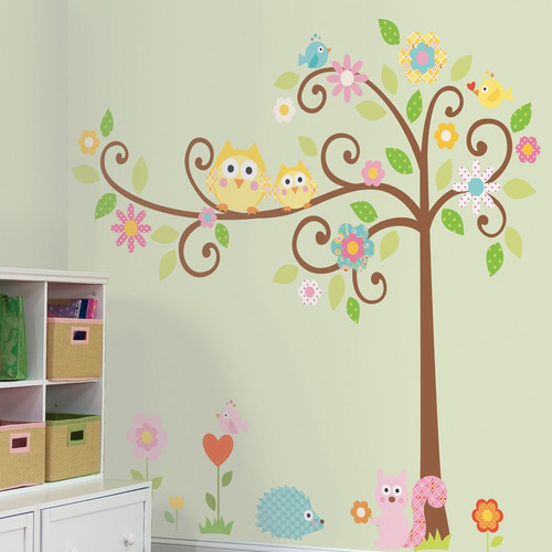 Roommates Rmk1439slm Rbol Despega Y Pega Decoracin De Pared