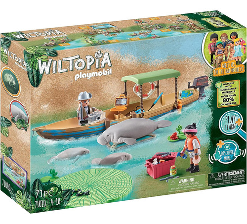 Playmobil Wiltopia Boat Trip To The Manatees
