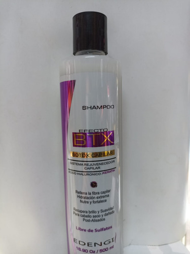 Shampoo C/ Acido Hialuronico, Vitamina E Y Protector Termico