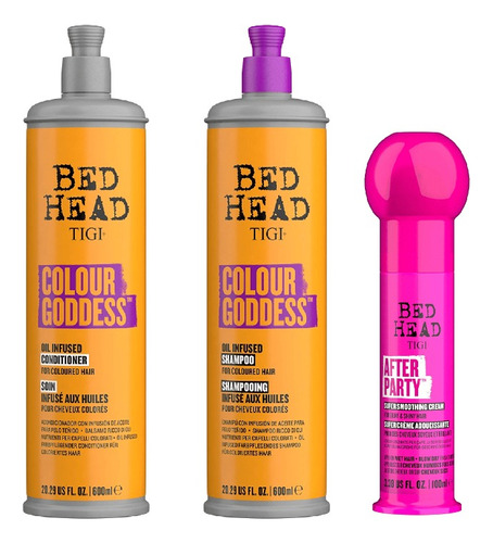 Tigi Kit Bedhead Sh+ac Colour Goddes 400 Ml +afterparty 50ml