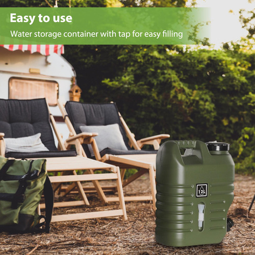 Tanque De Almacenamiento De Agua Portátil Con Verde 12l