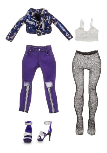 Muñeca Krystal Bailey Rainbow High 2 Trajes Hermosa