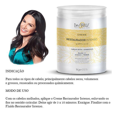 Mascara De Hidratação Para Cabelos Secos E Quebradiços - 1kg