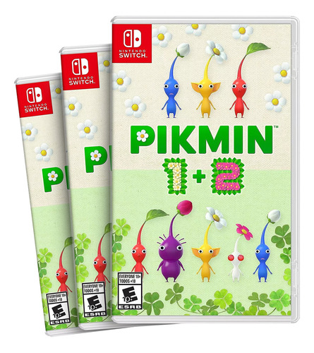 Combo Com 3 Pikmin 1 + 2 Switch Midia Fisica